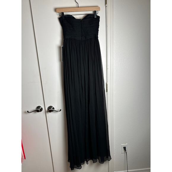 NWT J Crew Arabelle black strapless formal dress from the weddings parties line - Picture 3 of 6